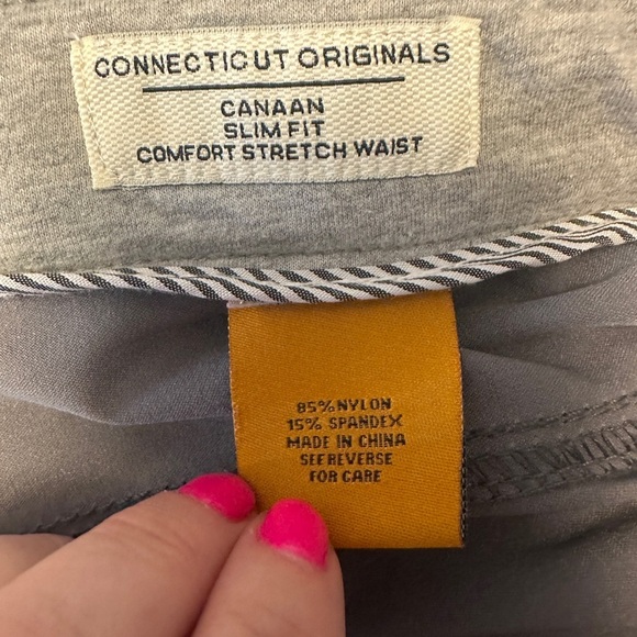 Tailor Vintage Connecticut Originals Canaan Slim Fit Men's Gray Shorts 34W - Picture 5 of 8